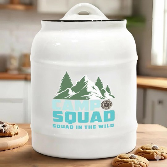 CAMP SQUAD SQUAD IN THE WILD Ceramic Cookie Jars