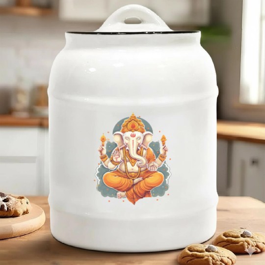 Happy Diwali Diwali Festival Indian Hindu Hinduism Ceramic Cookie Jars