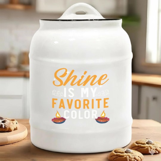 Happy Diwali Diwali Festival Indian Hindu Hinduism Ceramic Cookie Jars