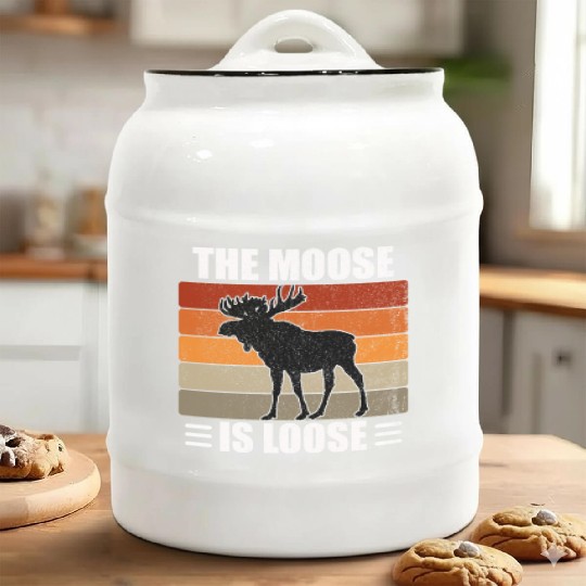The Moose Is Loose Ceramic Cookie Jars