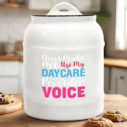 Daycare Provider Childcare Pre-k Teacher Appreciat Ceramic Cookie Jars