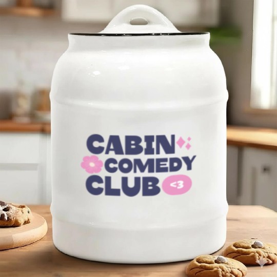 Cabin Comedy Club Ceramic Cookie Jars