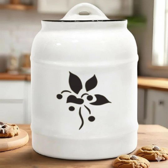 Lily Ceramic Cookie Jars