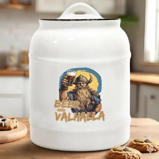 Viking World Tour Vikings Valhalla Odin for a Men Ceramic Cookie Jars