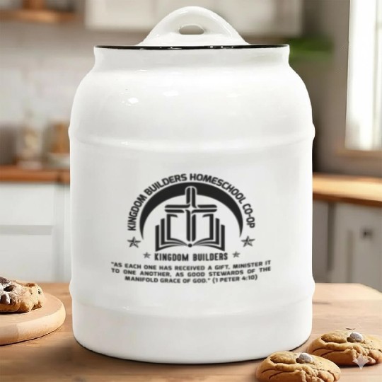 Kingdom builders homeschool co-op Ceramic Cookie Jars