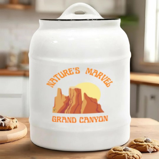 Nature s Marvel Grand Canyon Ceramic Cookie Jars