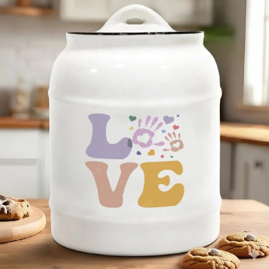 Daycare Teacher Daycare Provider Childcare LOVE Ceramic Cookie Jars