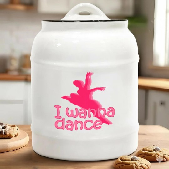 I Wanna Dance Ceramic Cookie Jars