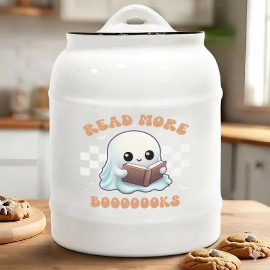 Read More Booooks | Book Lover | Funny Teacher Ceramic Cookie Jars