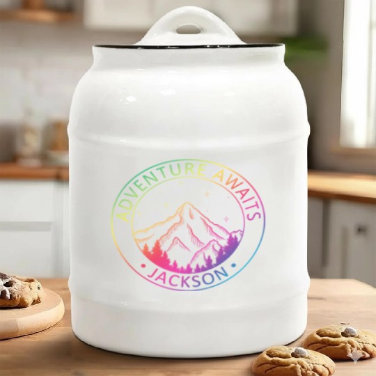 Jackson Jackson Hole Valley Wyoming Usa Adventure Ceramic Cookie Jars
