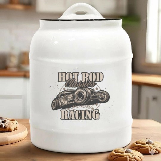 Hot Rod Classics Racing Ceramic Cookie Jars