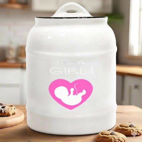 Its a girl thanksgiving Christmas Ceramic Cookie Jars