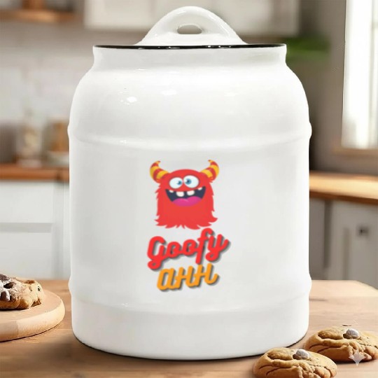 Goofy Ahh Ceramic Cookie Jars