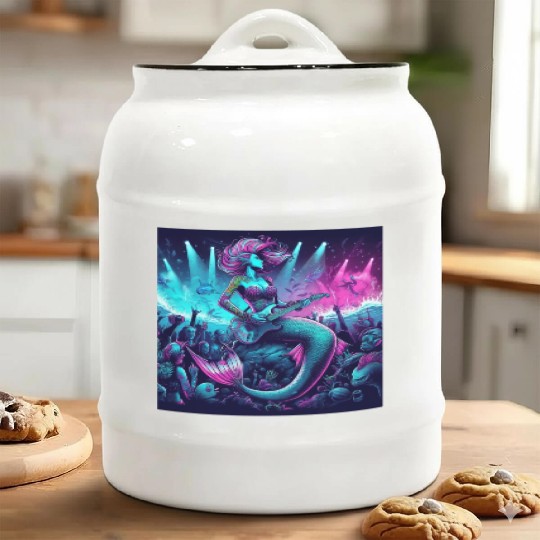 rock and roll under the sea Ceramic Cookie Jars