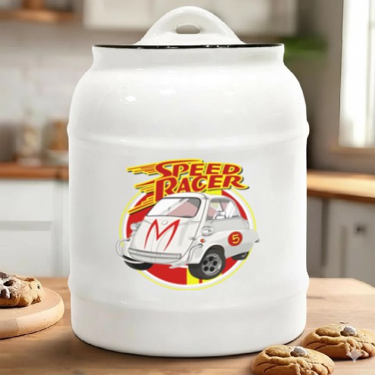 Speed Racer Car Ceramic Cookie Jars