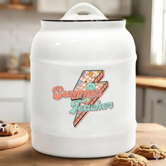 SUMMER TEACHER Ceramic Cookie Jars