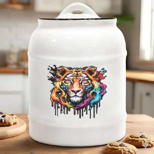 Tiger / Animal / Safari / Wild / Animal Print Ceramic Cookie Jars