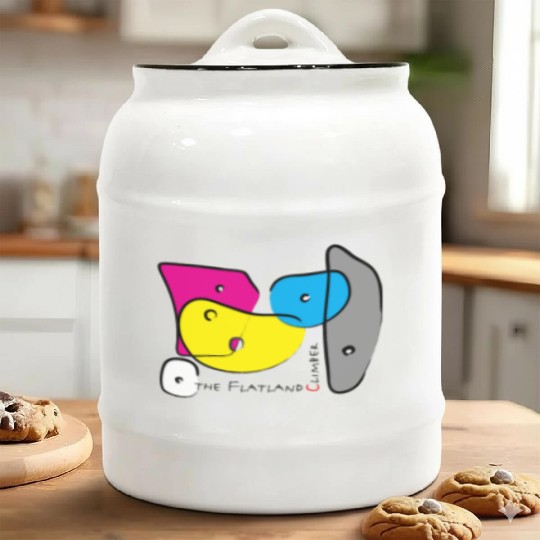 Bouldering Grips4 Ceramic Cookie Jars
