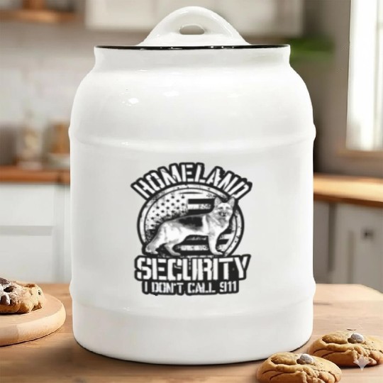 HOMELAND SECURITY Ceramic Cookie Jars