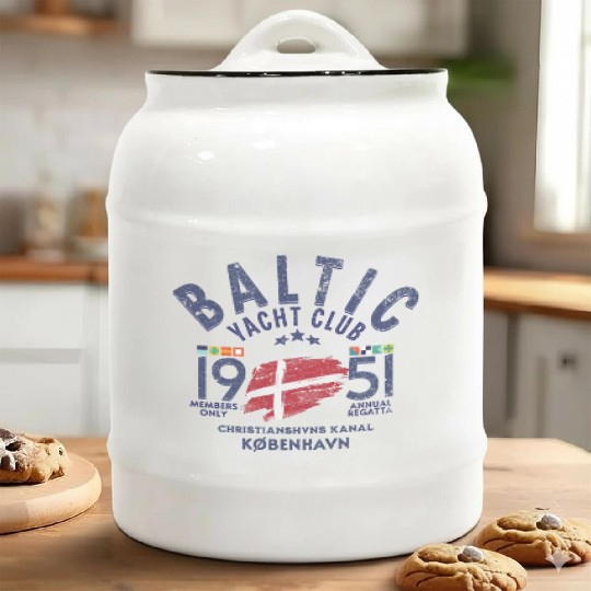 Baltic Yacht club Copenhagen blc Ceramic Cookie Jars