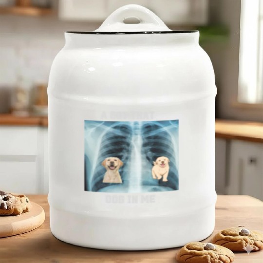 I Got That Dog In Me Xray Funny Saying Meme Ceramic Cookie Jars