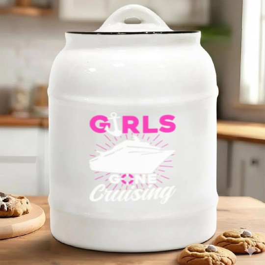 Girls Gone Cruising Ceramic Cookie Jars