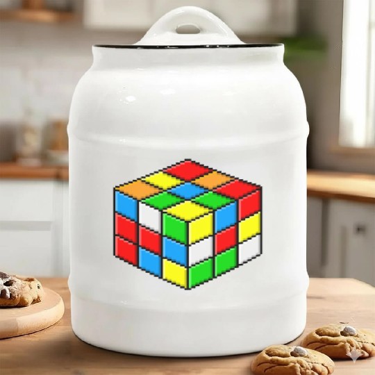 rubiks cube Ceramic Cookie Jars