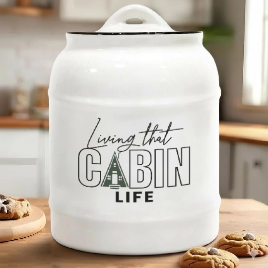 Living That Cabin Life Ceramic Cookie Jars