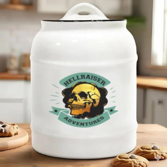 Gilded Skull Hellraiser Adventure Ceramic Cookie Jars