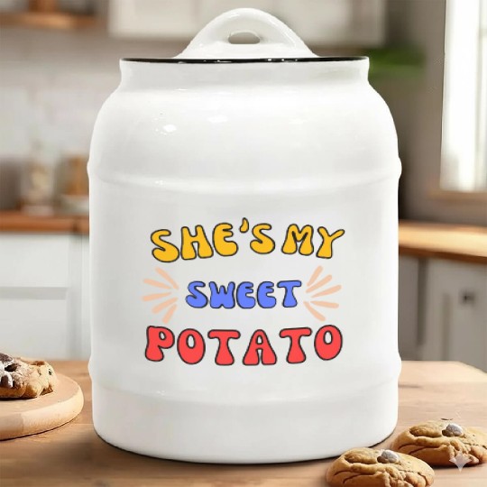 She's My Sweet Potato Ceramic Cookie Jars