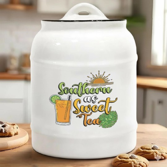 Sweet Tea Southern As Sweet Tea Southern Country Ceramic Cookie Jars