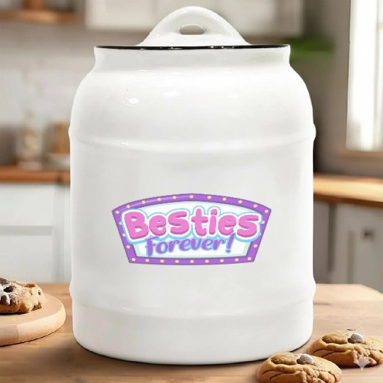 Besties Forever Ceramic Cookie Jars