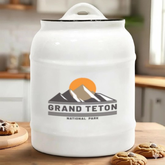 Grand Teton National Park Ceramic Cookie Jars