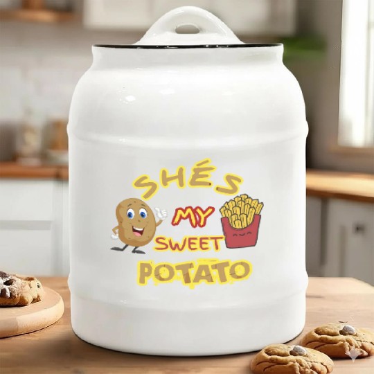 shés my sweet potato Ceramic Cookie Jars