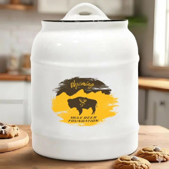 Mule Deer Foundation of Wyoming Ceramic Cookie Jars