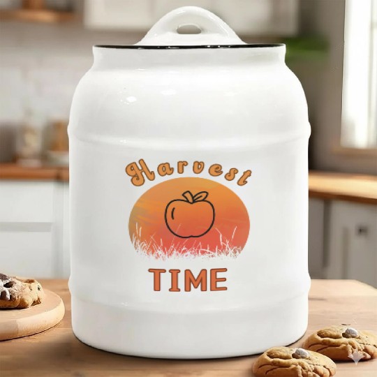 Harvest Time Ceramic Cookie Jars