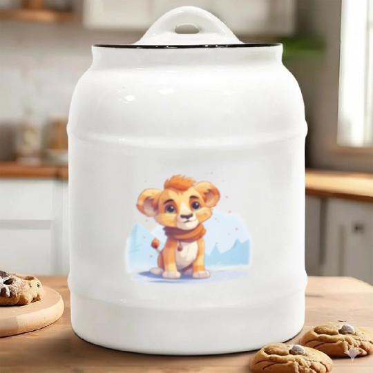 Baby Simba- The lion king Ceramic Cookie Jars