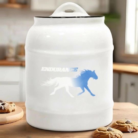 Napoleon Dynamite Running Horses Endurance Ceramic Cookie Jars