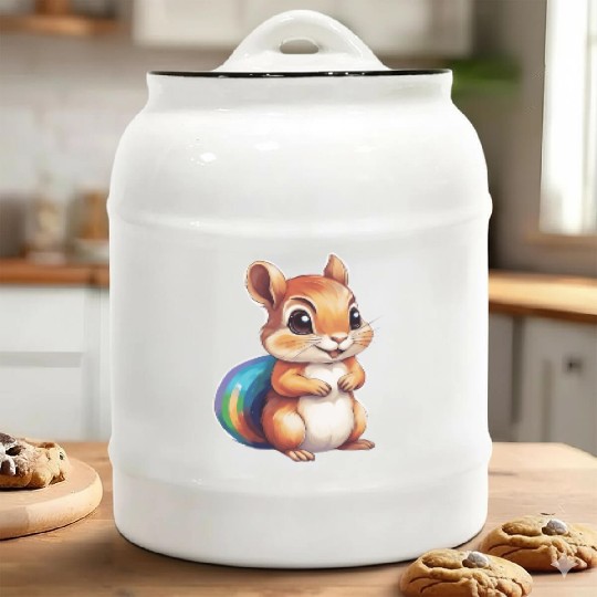 Squirrel Girl Ceramic Cookie Jars