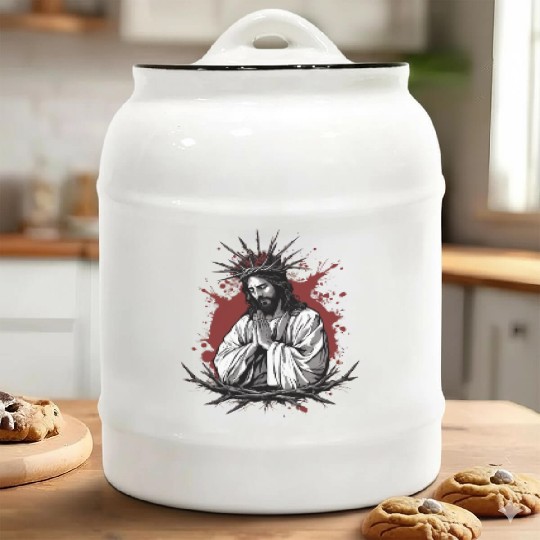 Come Out In Jesus Name Ceramic Cookie Jars