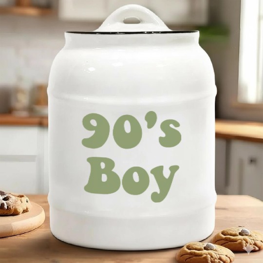 90's Boy Ceramic Cookie Jars