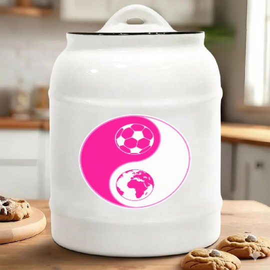 soulofsoccer joyful balance Ceramic Cookie Jars