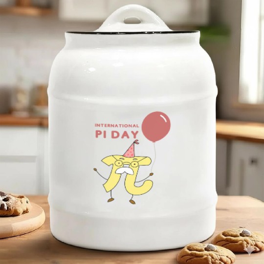 Happy International Pi Day 6 Ceramic Cookie Jars