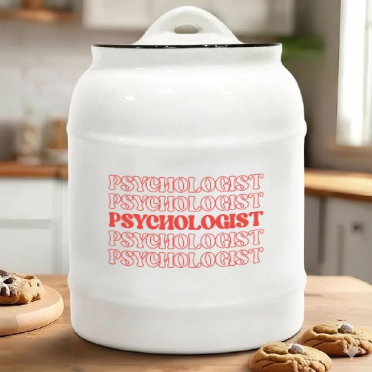 Psychologist Behavioral Scientist Mind Specialist Ceramic Cookie Jars