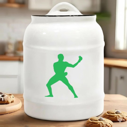 Israel Adesanya Green Active Ceramic Cookie Jars