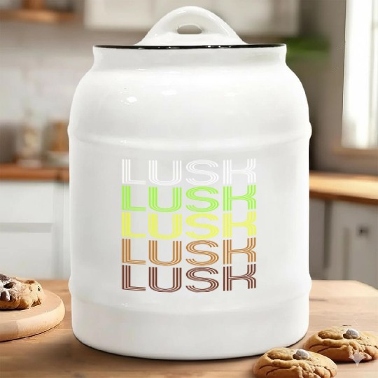 Lusk, WY | Vintage Style Wyoming Ceramic Cookie Jars
