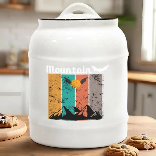 Mountaineering adventures Ceramic Cookie Jars