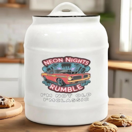 Statement of Classic Confidence Apparel- Hot Rod Ceramic Cookie Jars
