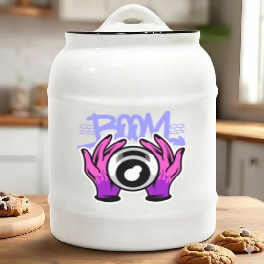 Quirky Quips: Cartoon Comedy Couture Ceramic Cookie Jars