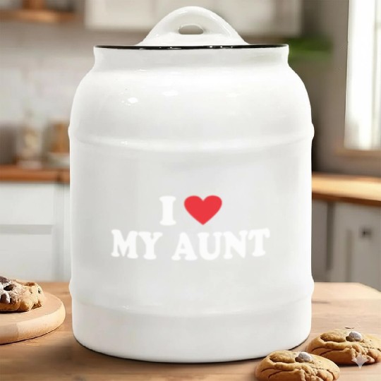 I Love My Aunt Ceramic Cookie Jars